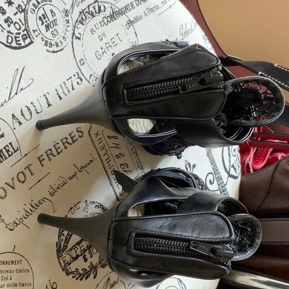 High Heel sandals with front netting - Picture 5 of 5